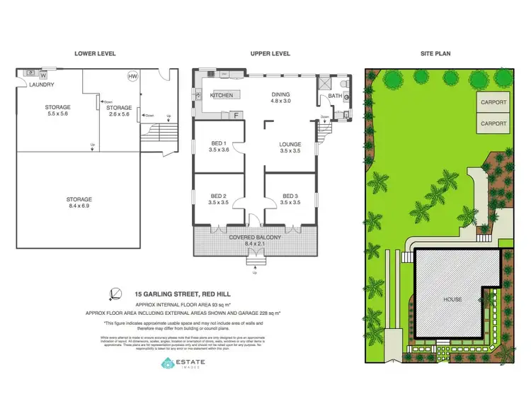 Floorplan of Homely house listing, 15 Garling Street, Red Hill QLD 4059