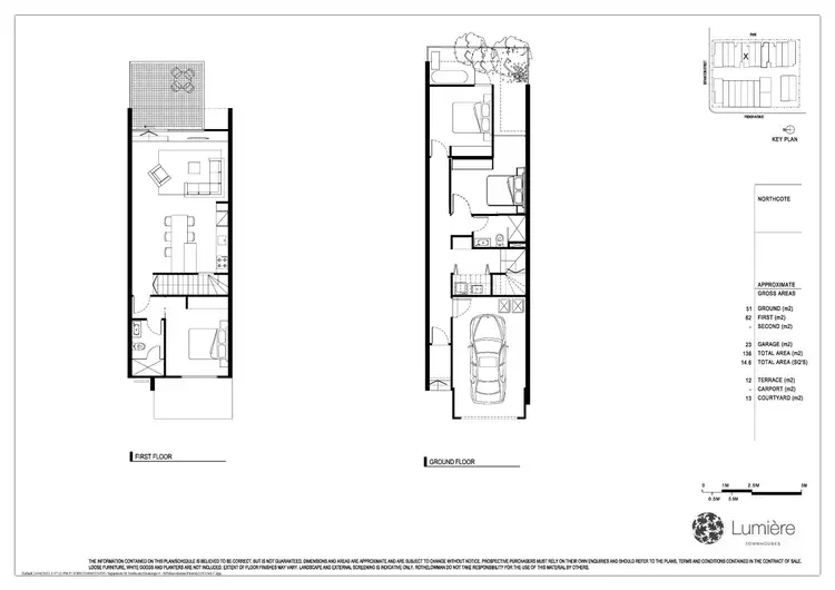 Floorplan of Homely townhouse listing, 5/22 French Avenue, Northcote VIC 3070