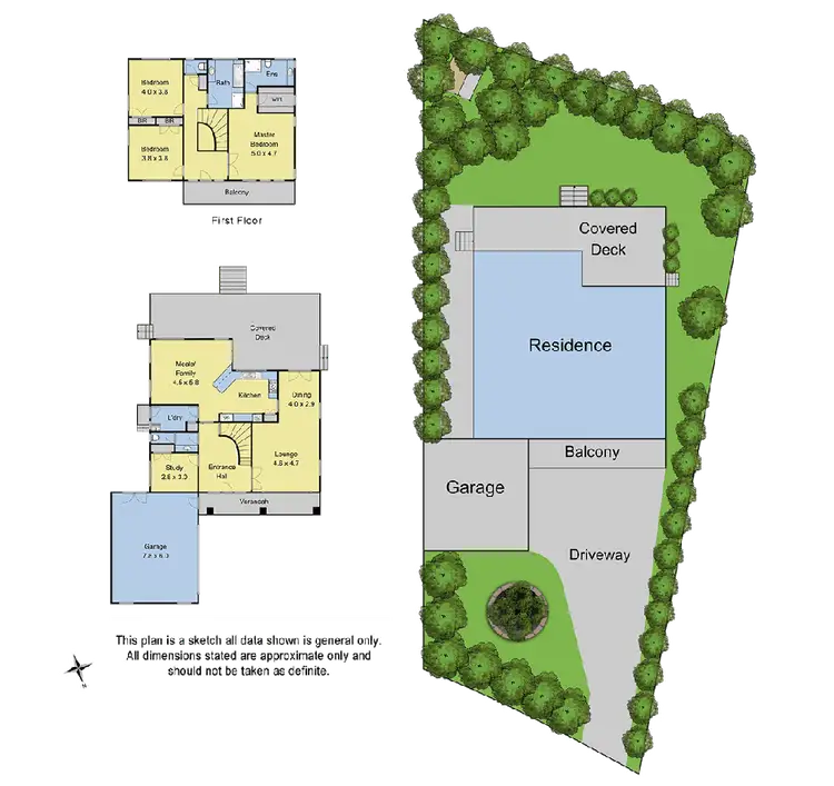 Floorplan of Homely house listing, 33 Highfield Avenue, Warranwood VIC 3134