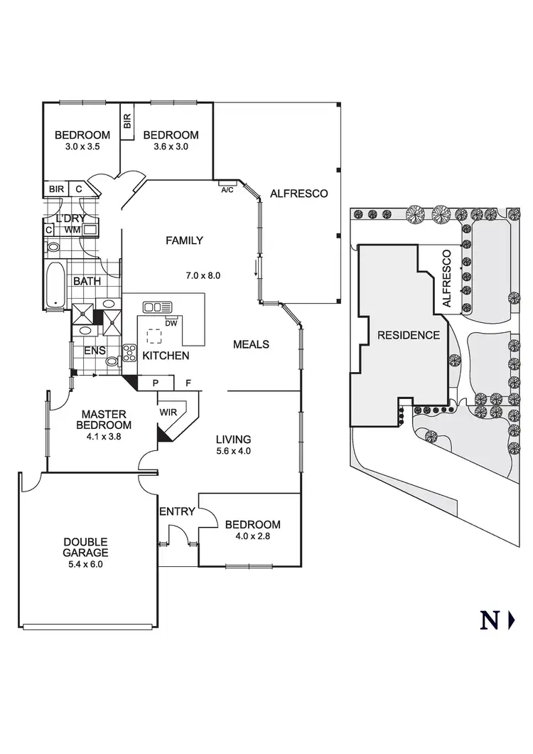 Floorplan of Homely house listing, 14 Dalray Place, Lilydale VIC 3140