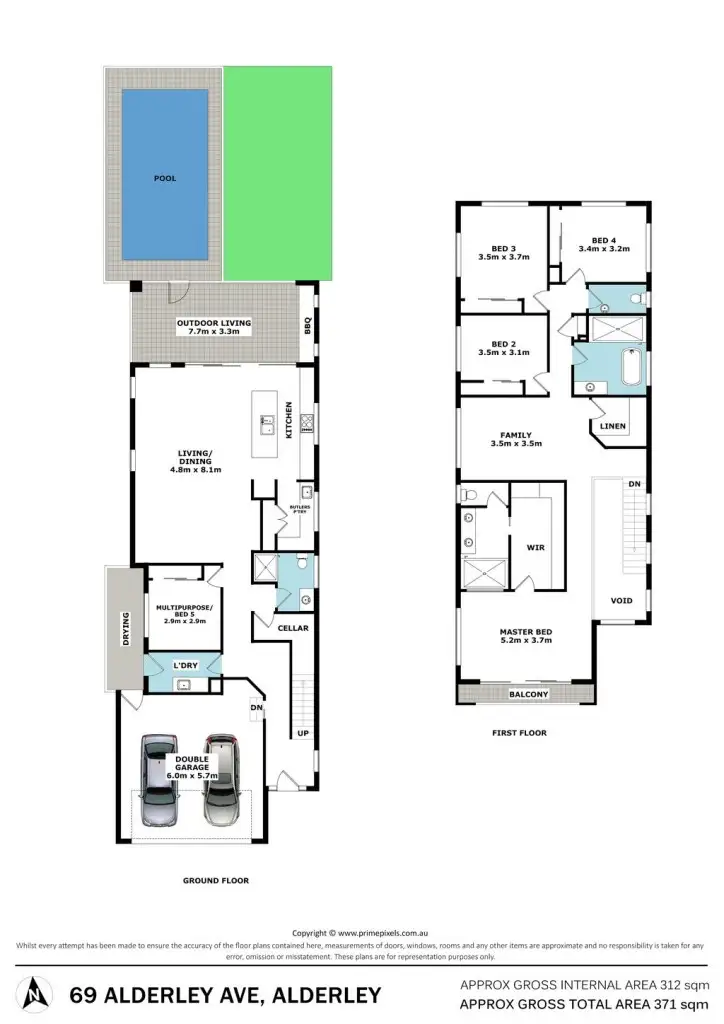 Floorplan of Homely house listing, 69 Alderley Avenue, Alderley QLD 4051