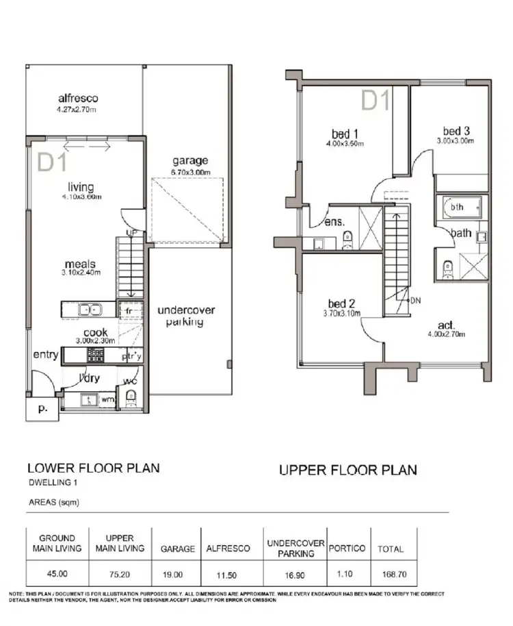 Floorplan of Homely house listing, 1, 8 & 11/9 Dawn Avenue, Hectorville SA 5073