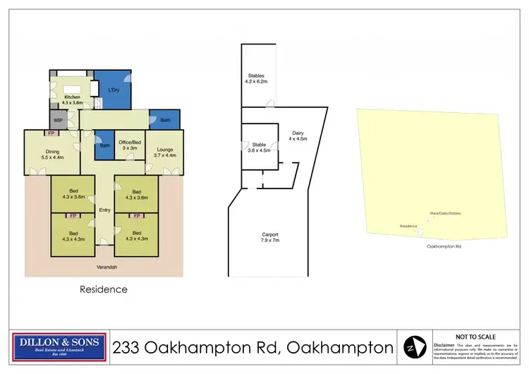 Floorplan of Homely rural property listing, 233 Oakhampton Road, OAKHAMPTON Via, Maitland NSW 2320