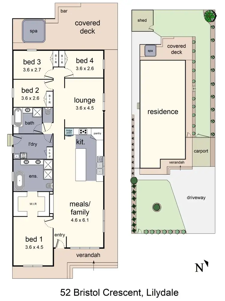 Floorplan of Homely house listing, 52 Bristol Crescent, Lilydale VIC 3140