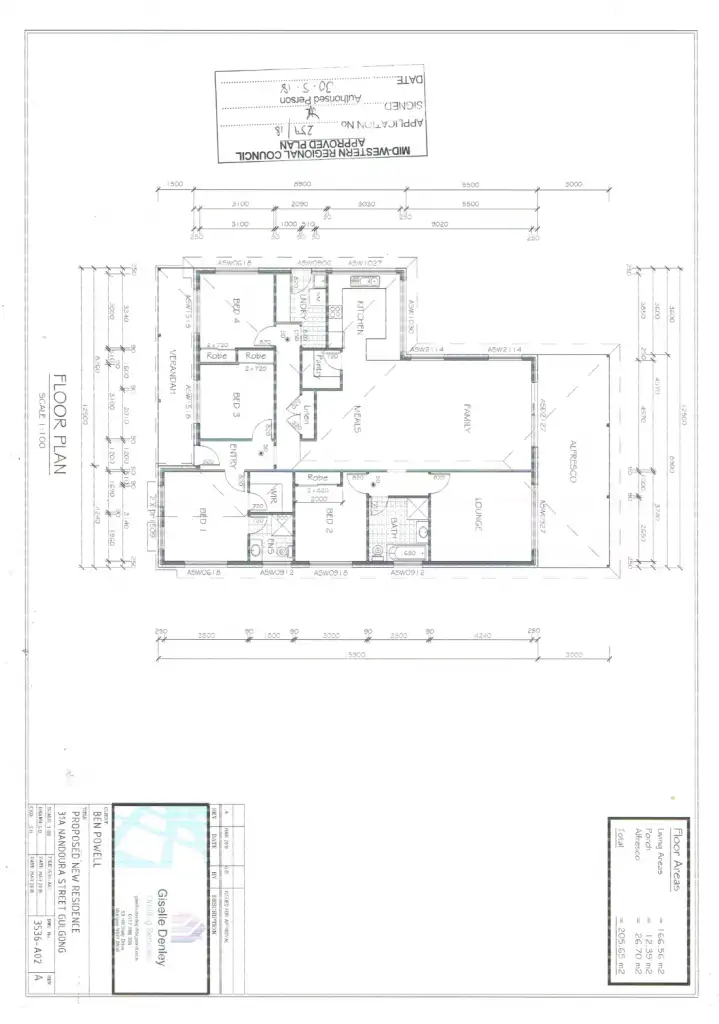 Floorplan of Homely house listing, 31A Nandoura Street, Gulgong NSW 2852