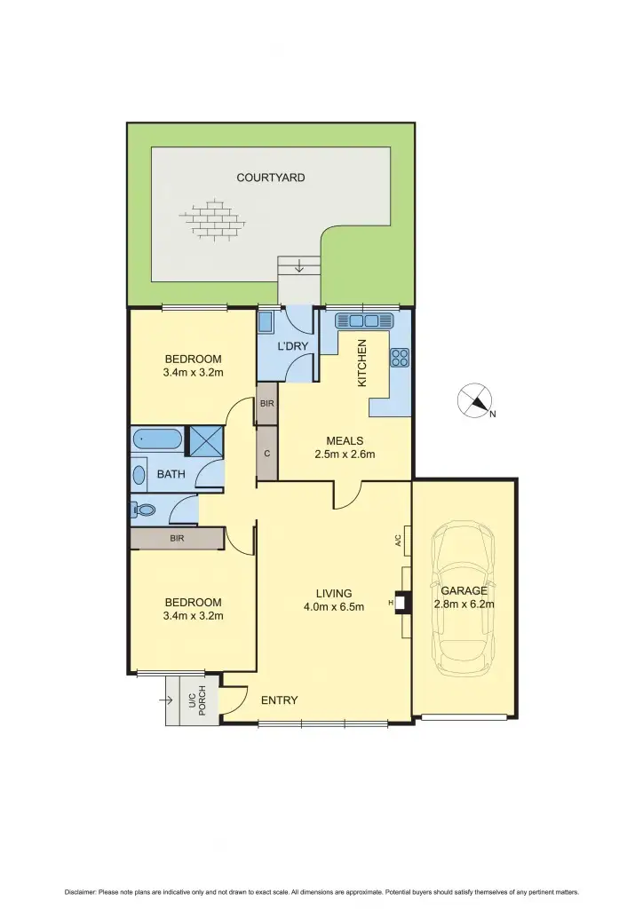 Floorplan of Homely unit listing, 2/1438 Dandenong Road, Oakleigh VIC 3166