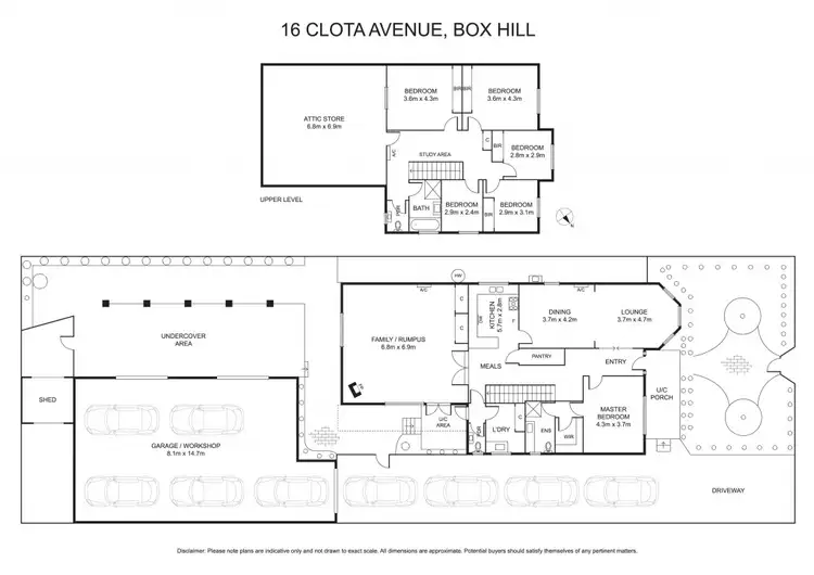 Floorplan of Homely house listing, 16 Clota Avenue, Box Hill VIC 3128