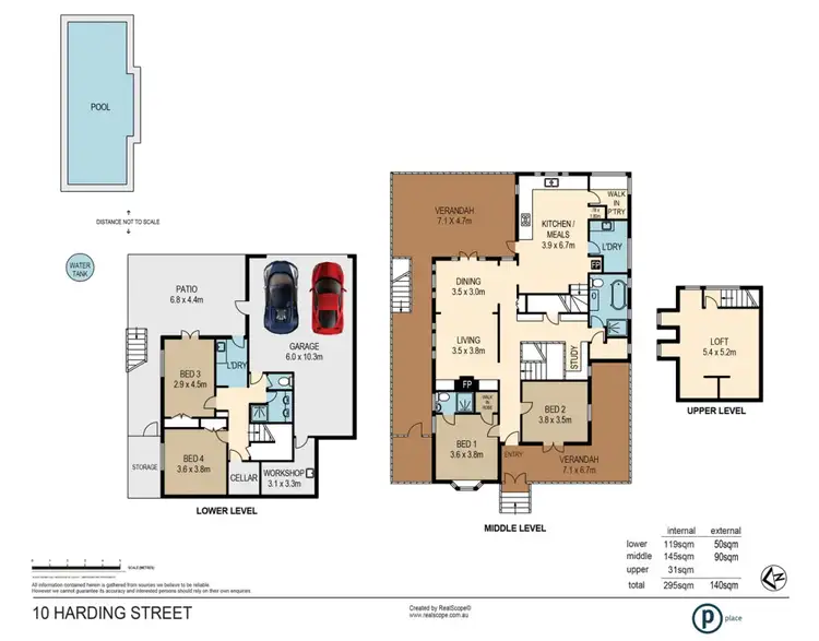 Floorplan of Homely house listing, 10 Harding Street, Auchenflower QLD 4066