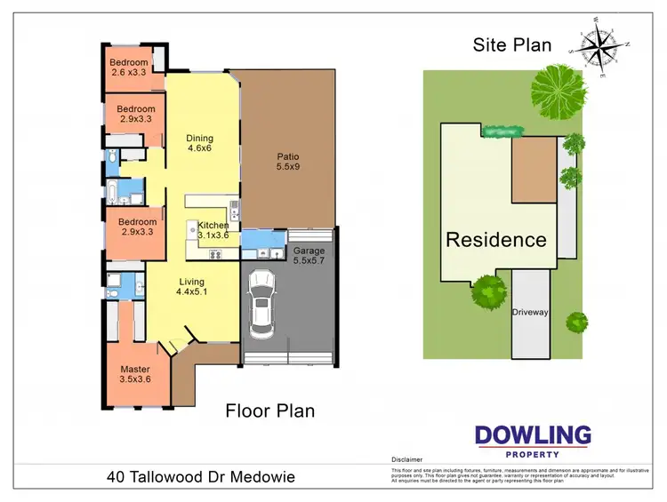 Floorplan of Homely house listing, 40 Tallowood Drive, Medowie NSW 2318