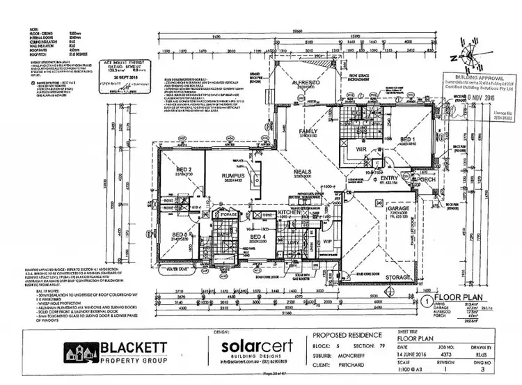 Floorplan of Homely house listing, 7 Fretwell Street, Moncrieff ACT 2914