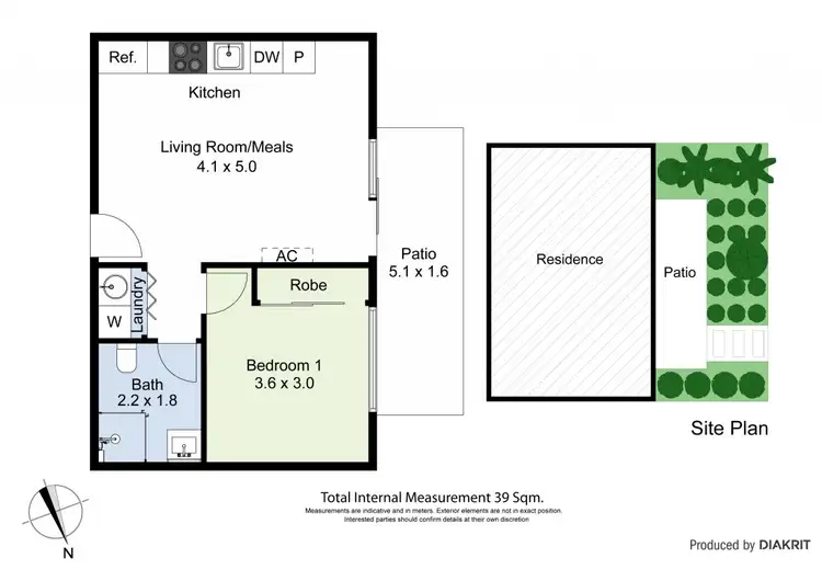 Floorplan of Homely unit listing, G02/26 Beaurepaire Parade, Footscray VIC 3011