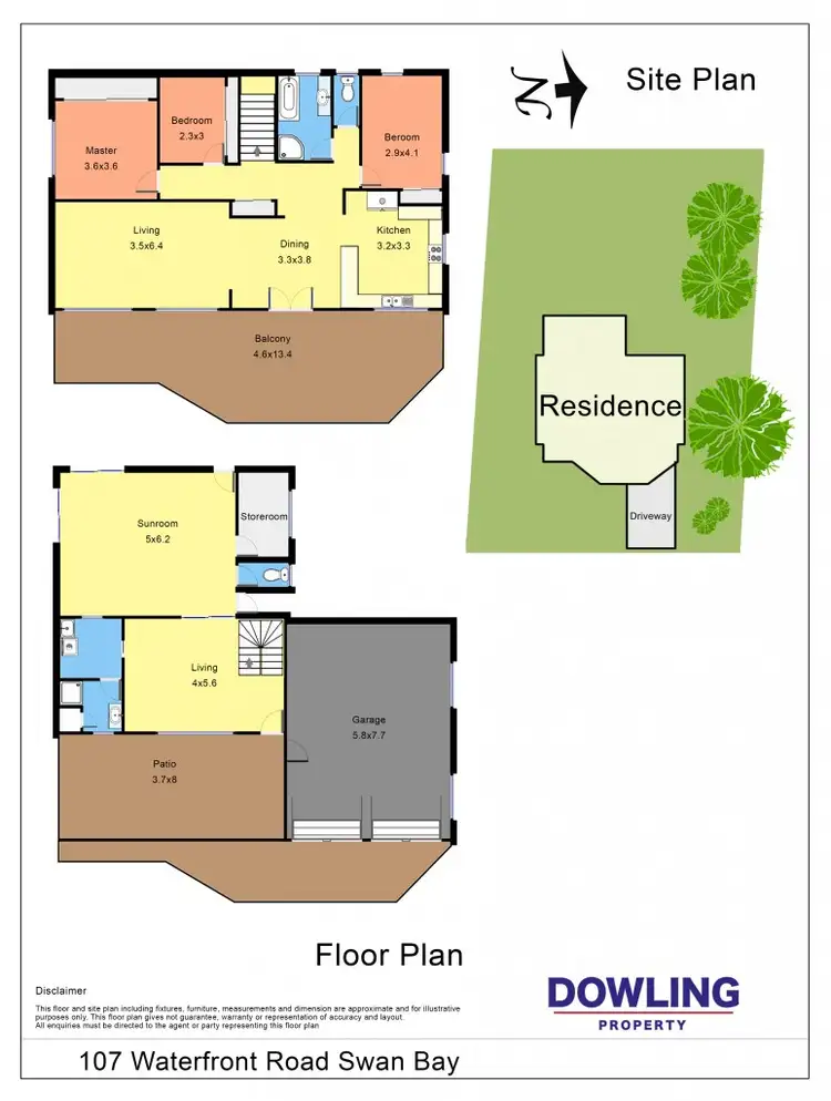 Floorplan of Homely house listing, 107 Waterfront Road, Swan Bay NSW 2324