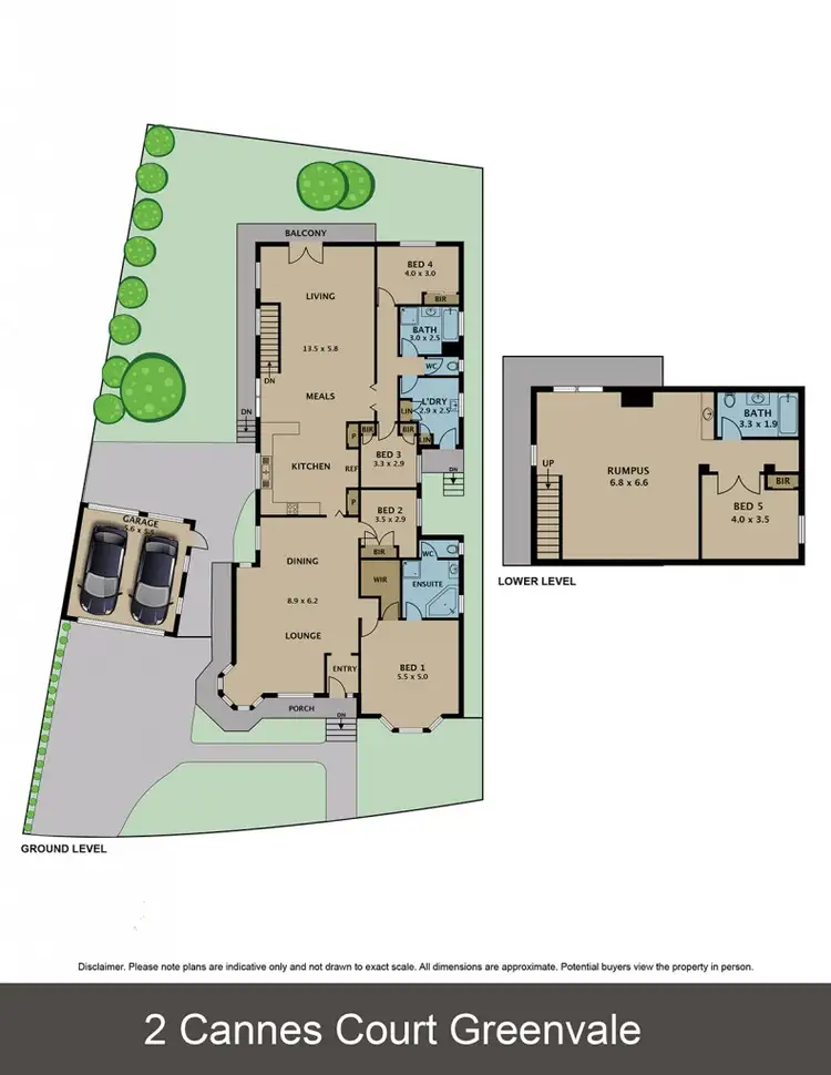 Floorplan of Homely house listing, 2 Cannes Court, Greenvale VIC 3059