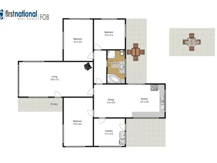 Floorplan of Homely rural property listing, 1039 Sale-Maffra Road, Myrtlebank VIC 3851