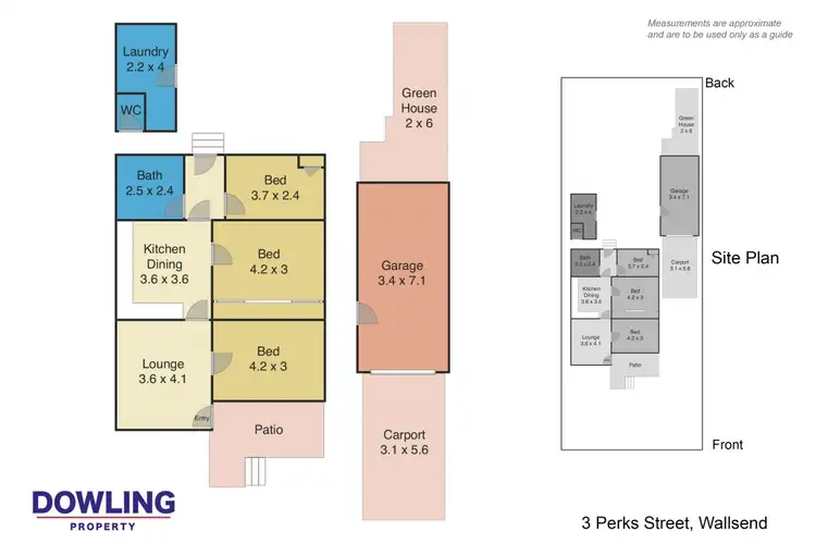 Floorplan of Homely house listing, 3 Perks Street, Wallsend NSW 2287
