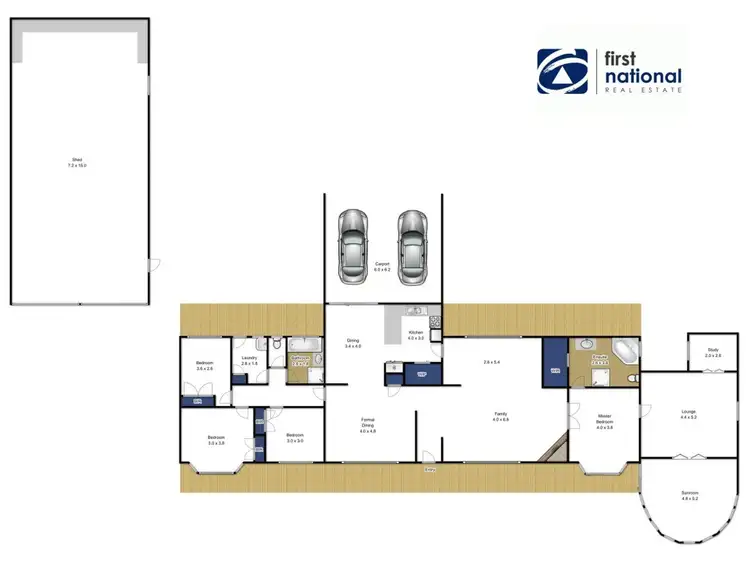 Floorplan of Homely rural property listing, 84 Heath Road, Stratford VIC 3862