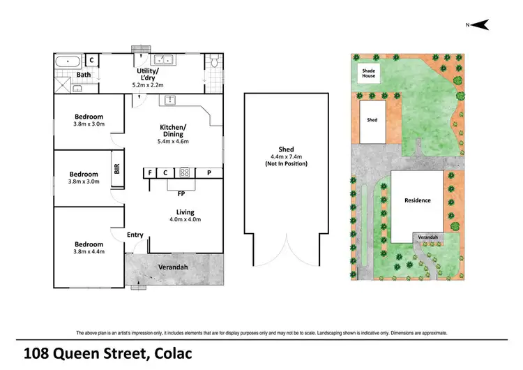 Floorplan of Homely house listing, 108 Queen Street, Colac VIC 3250