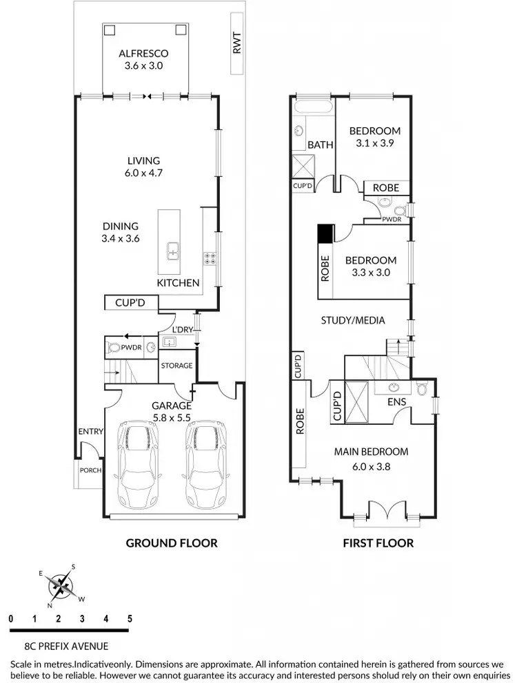 Floorplan of Homely house listing, 8C Prefix Avenue, Magill SA 5072
