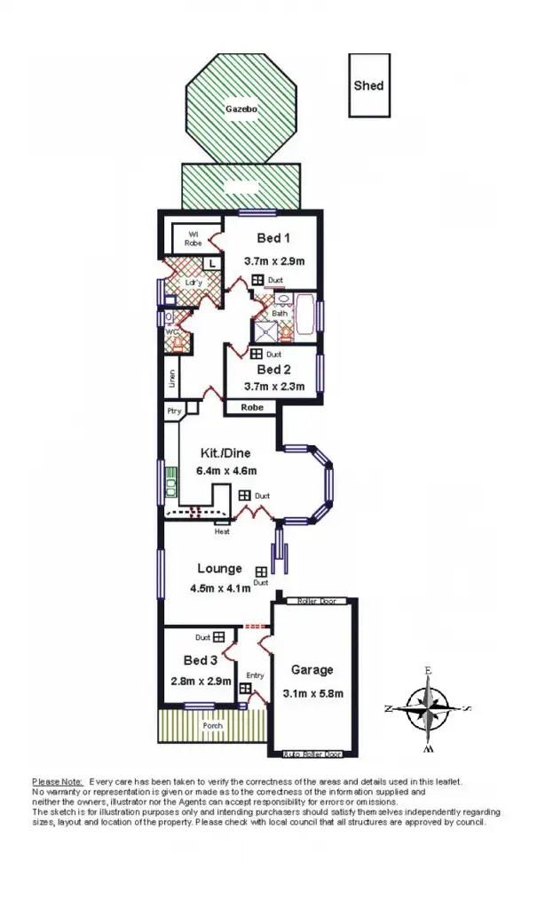 Floorplan of Homely house listing, 31 Stoneybrook Drive, Paradise SA 5075