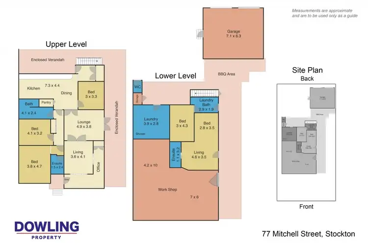 Floorplan of Homely house listing, 77 Mitchell Street, Stockton NSW 2295