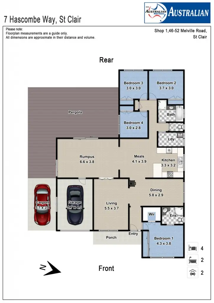 Floorplan of Homely house listing, 7 Hascombe Way, St Clair NSW 2759