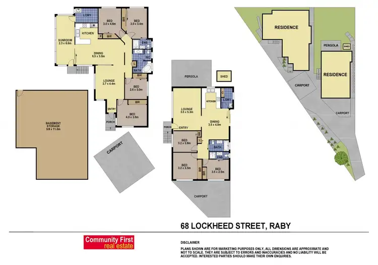 Floorplan of Homely house listing, 68-68A Lockheed Street, Raby NSW 2566