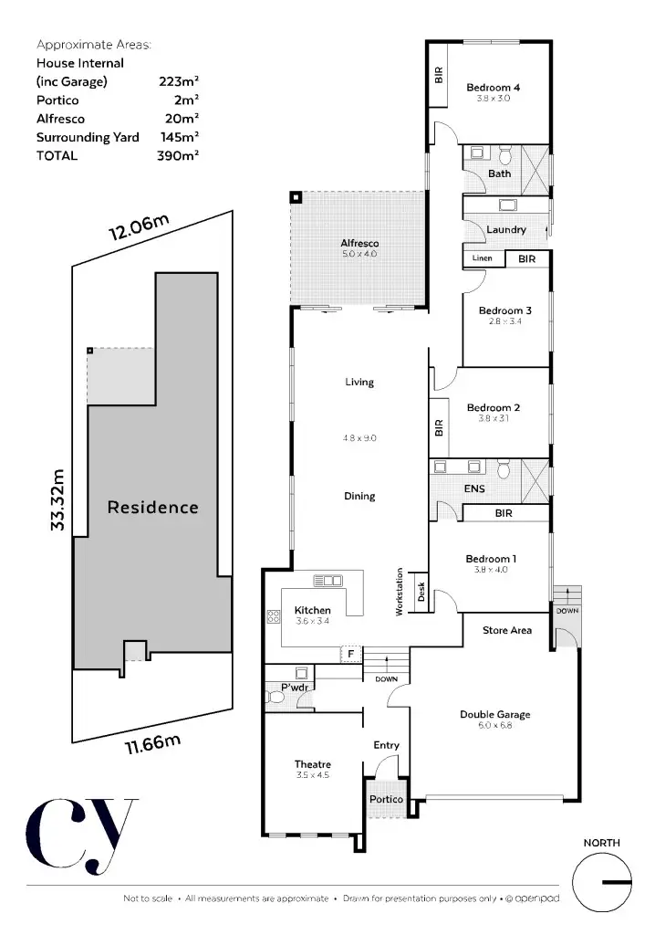 Floorplan of Homely house listing, 28 Kathleen Street, Yokine WA 6060