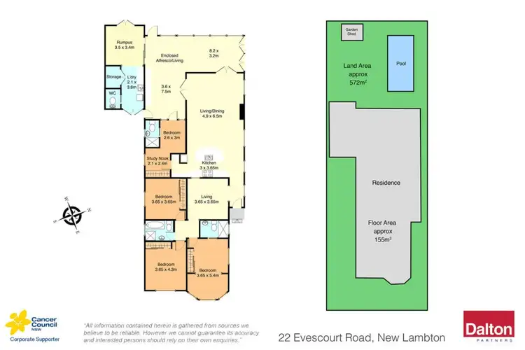 Floorplan of Homely house listing, 22 Evescourt Road, New Lambton NSW 2305