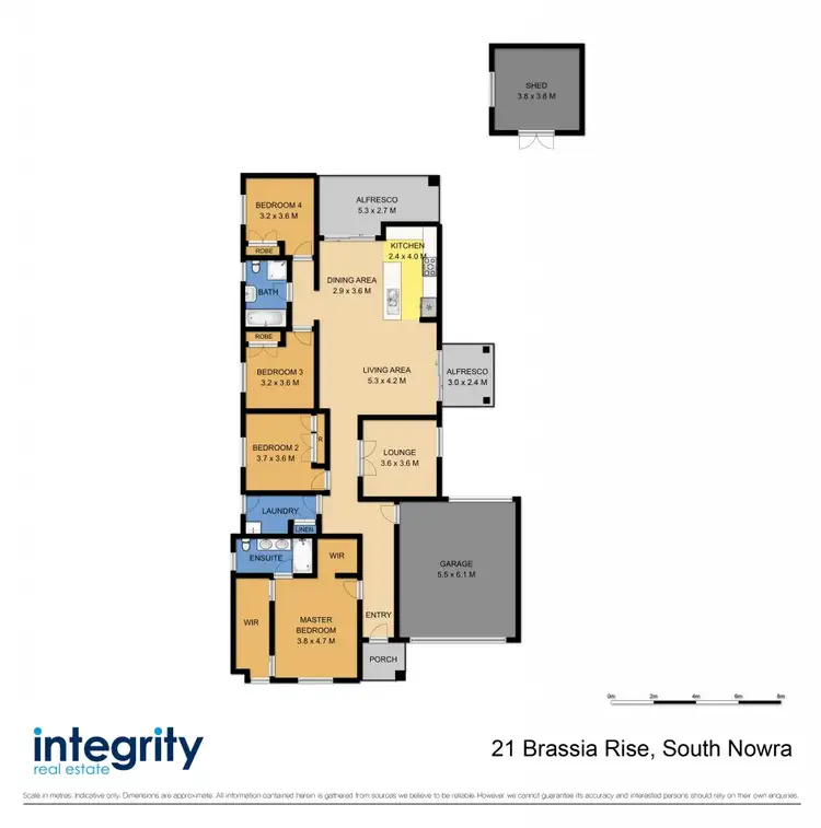 Floorplan of Homely house listing, 21 Brassia Rise, South Nowra NSW 2541
