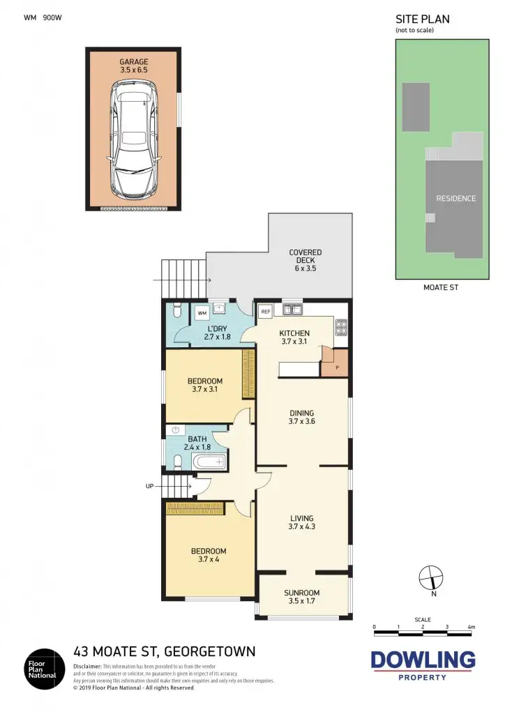 Floorplan of Homely house listing, 43 Moate Street, Georgetown NSW 2298