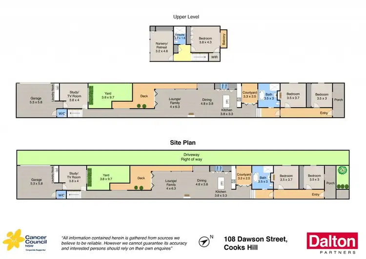 Floorplan of Homely house listing, 108 Dawson Street, Cooks Hill NSW 2300