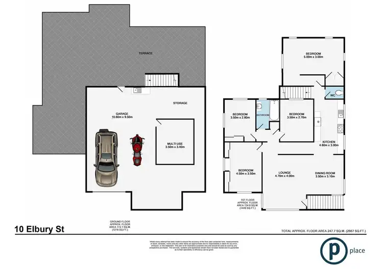 Floorplan of Homely house listing, 10 Elbury Street, Mitchelton QLD 4053