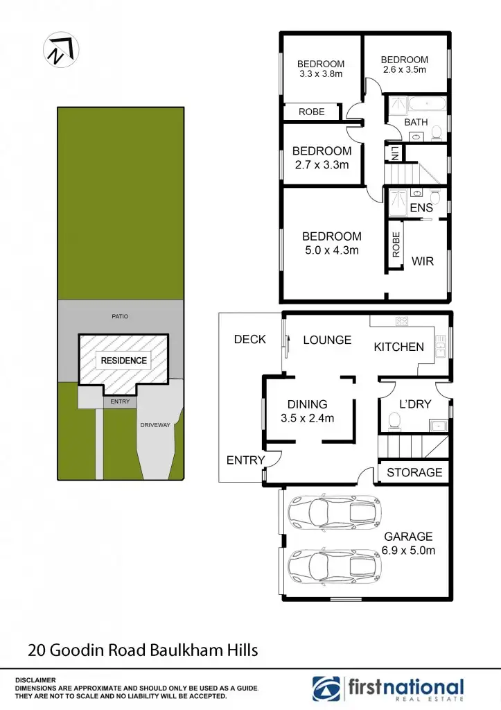 Floorplan of Homely house listing, 20 Goodin Road, Baulkham Hills NSW 2153