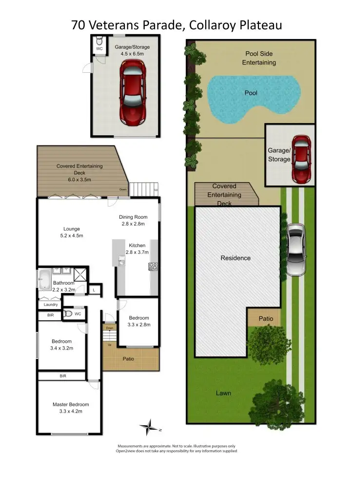 Floorplan of Homely house listing, 70 Veterans Parade, Wheeler Heights NSW 2097