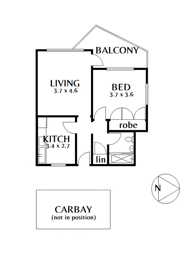 Floorplan of Homely apartment listing, 1/9 John Street, Cottesloe WA 6011