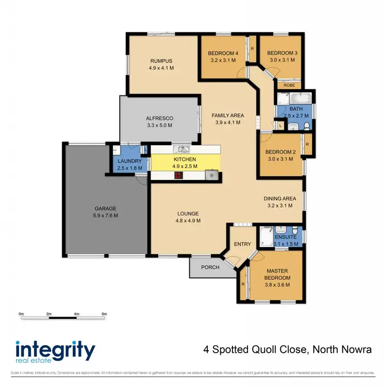 Floorplan of Homely house listing, 4 Spotted Quoll, North Nowra NSW 2541