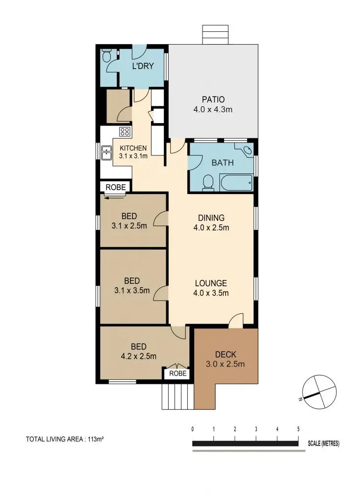Floorplan of Homely house listing, 95 Wilston Road, Newmarket QLD 4051