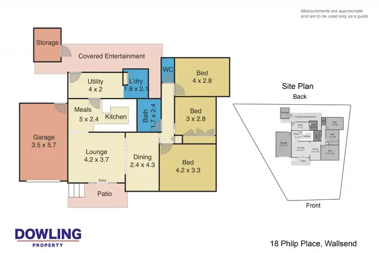 Floorplan of Homely house listing, 18 Philp Place, Wallsend NSW 2287