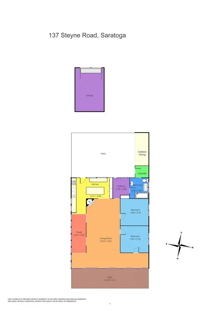 Floorplan of Homely house listing, 137 Steyne Rd, Saratoga NSW 2251