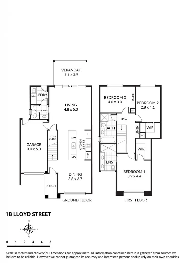 Floorplan of Homely house listing, 1A, 1B, 1C, 1D & 1E Lloyd Street, Hectorville SA 5073