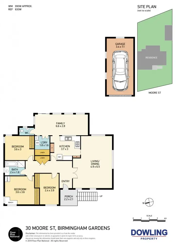 Floorplan of Homely house listing, 30 Moore Street, Birmingham Gardens NSW 2287