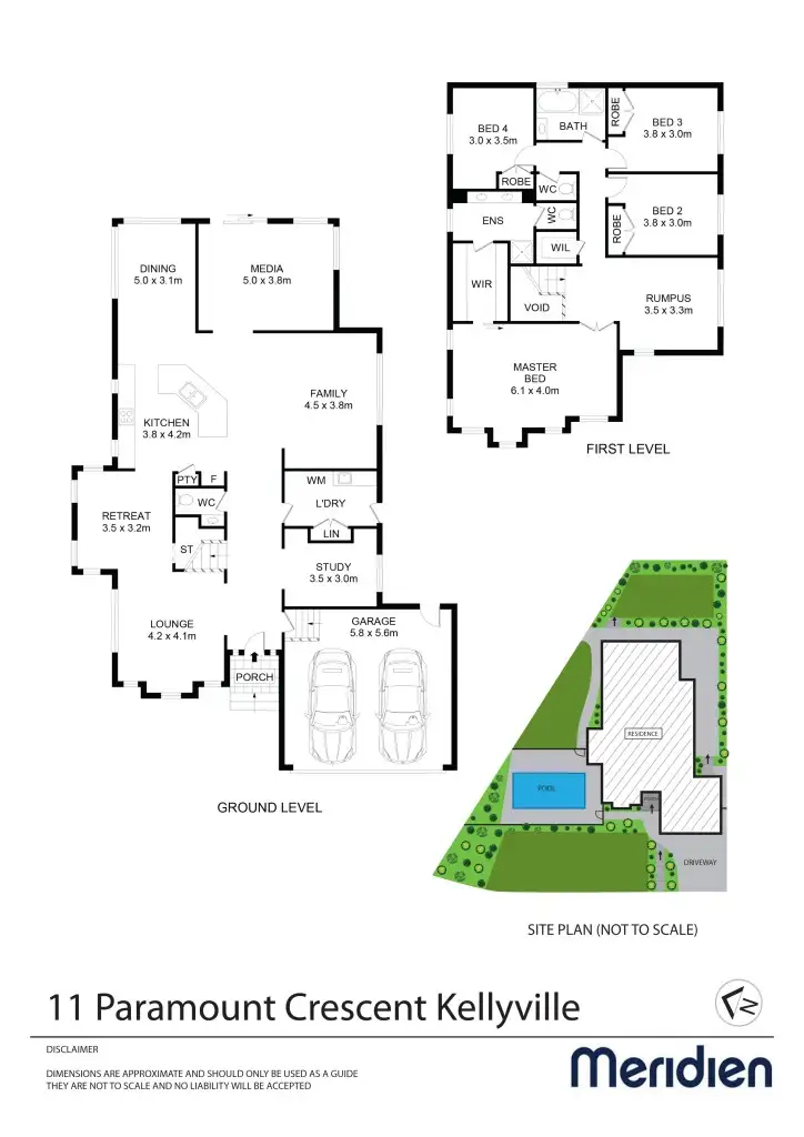 Floorplan of Homely house listing, 11 Paramount Crescent, Kellyville NSW 2155