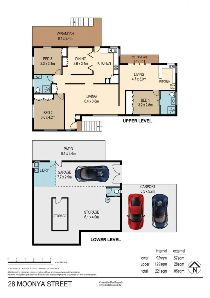 Floorplan of Homely house listing, 28 Moonya Street, Bardon QLD 4065