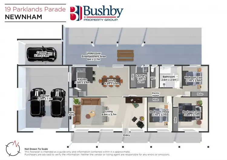 Floorplan of Homely house listing, 19 Parklands Parade, Newnham TAS 7248