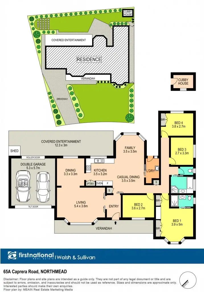 Floorplan of Homely house listing, 65A Caprera Road, Northmead NSW 2152