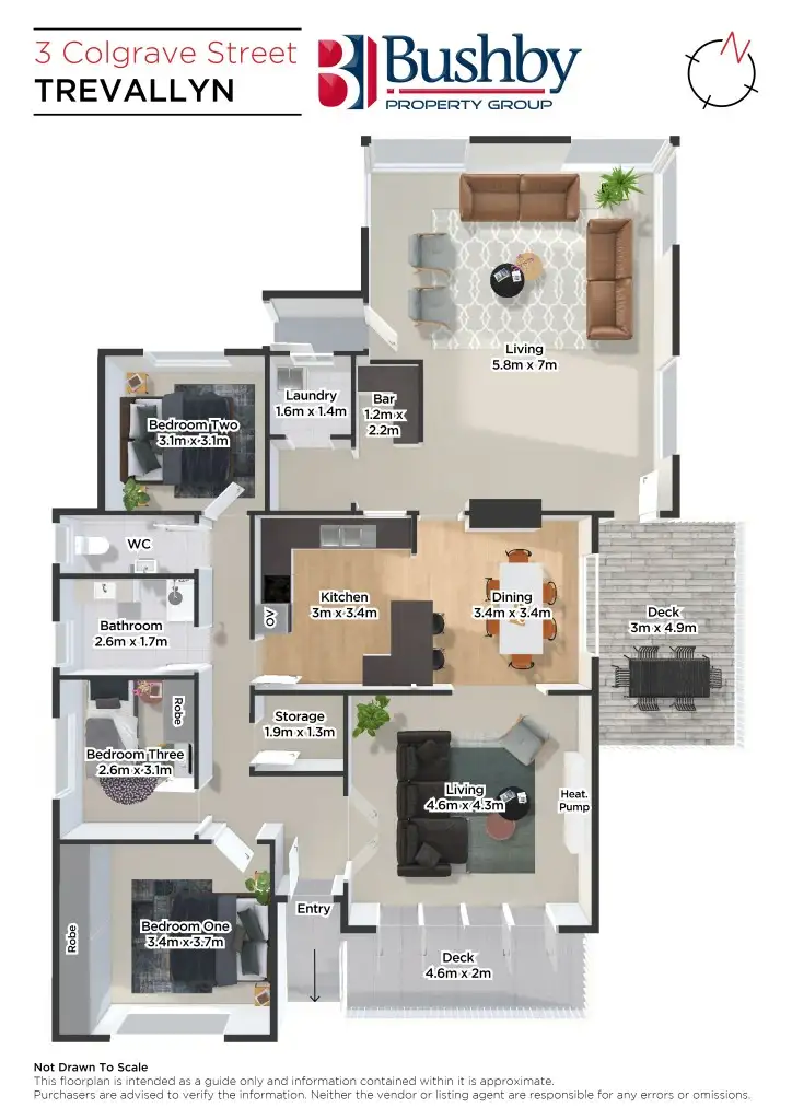Floorplan of Homely house listing, 3 Colgrave Street, Trevallyn TAS 7250