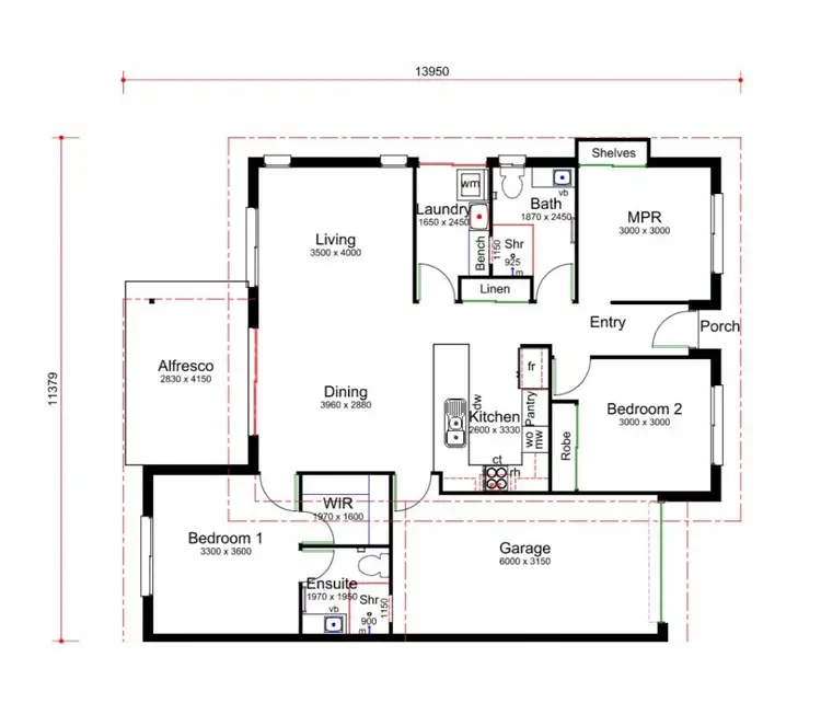 Floorplan of Homely unit listing, 4/4 The Pines Court, Millbank QLD 4670