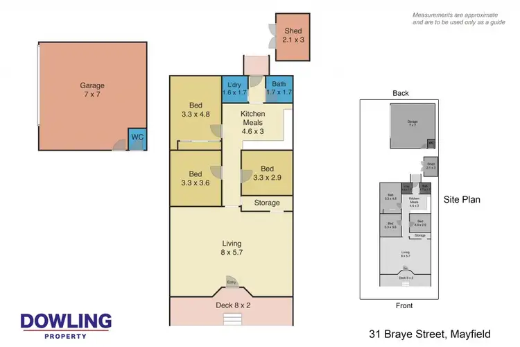Floorplan of Homely house listing, 31 Braye Street, Mayfield NSW 2304