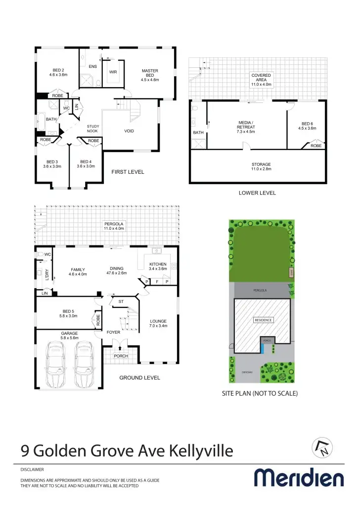 Floorplan of Homely house listing, 9 Golden Grove Ave, Kellyville NSW 2155