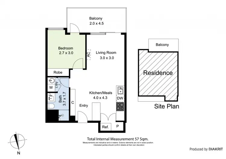 Floorplan of Homely apartment listing, 1.10/46 Fehon Street, Yarraville VIC 3013